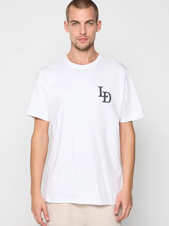 Foto van product T-shirt print Les Deux wit