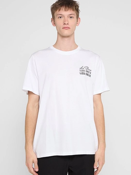 Foto van product T-shirt print Les Deux wit