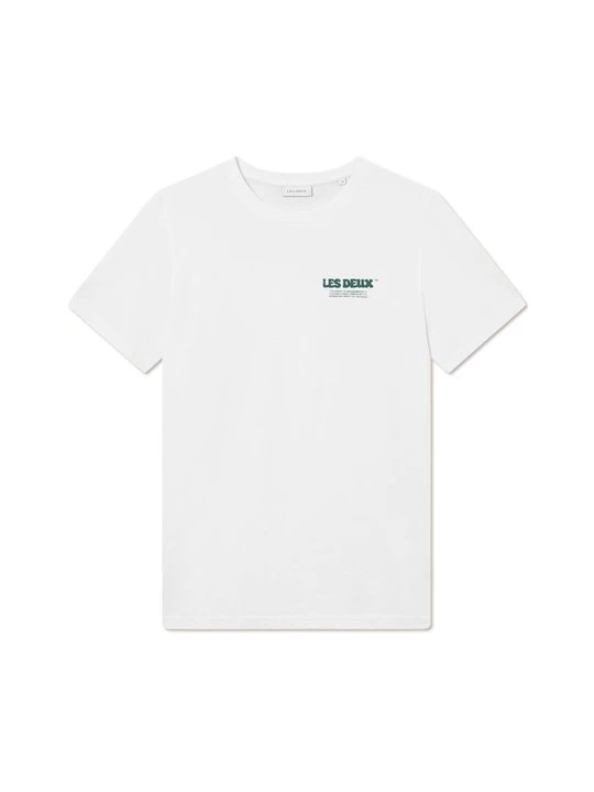Foto van product T-shirt print Les Deux wit