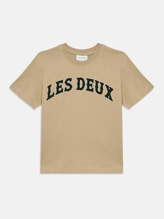 Foto van product T-shirt print Les Deux zandkleur