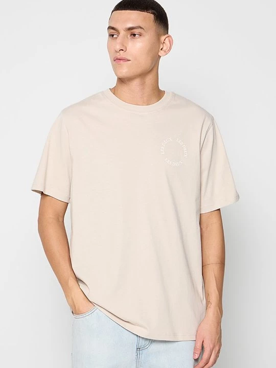 Foto van product T-shirt print Les Deux zandkleur
