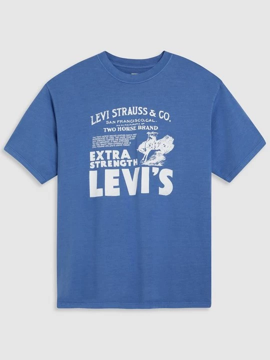 Foto van product T-shirt print Levi's blauw