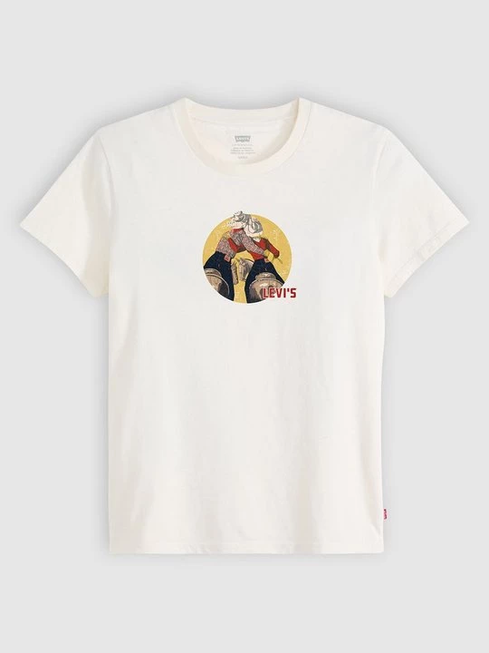 Foto van product T-shirt print Levi's donkerroze