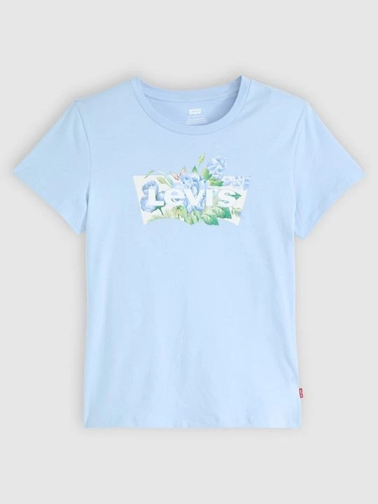 Foto van product T-shirt print Levi's lichtblauw