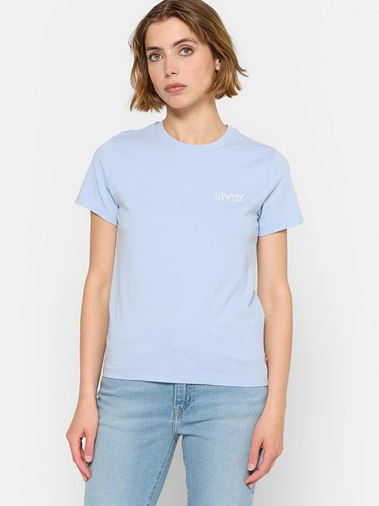 Foto van product T-shirt print Levi's lichtblauw