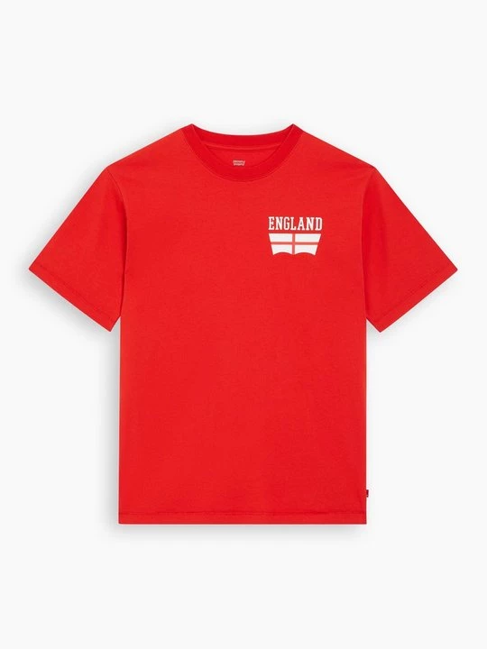 Foto van product T-shirt print Levi's rood