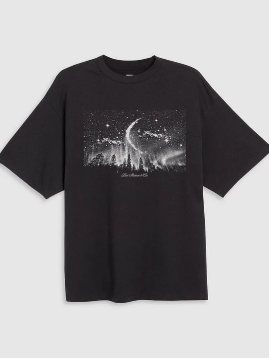 Foto van product T-shirt print Levi's zwart