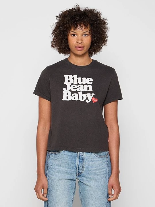 Foto van product T-shirt print Levi's zwart
