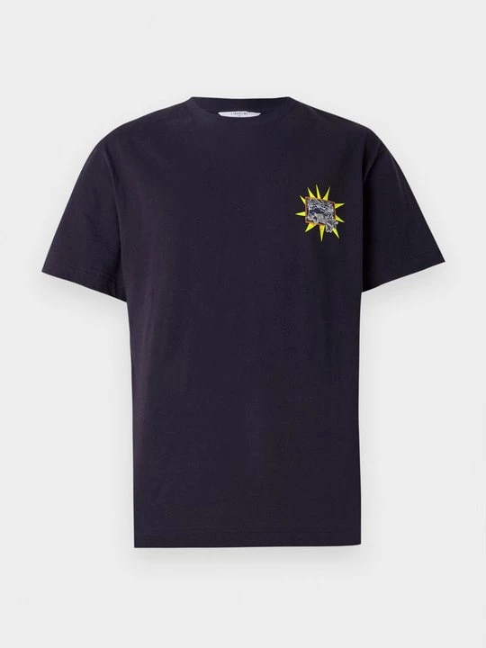 Foto van product T-shirt print Libertine-Libertine donkerblauw