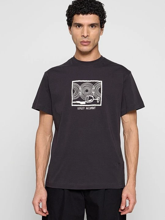 Foto van product T-shirt print Libertine-Libertine grijs