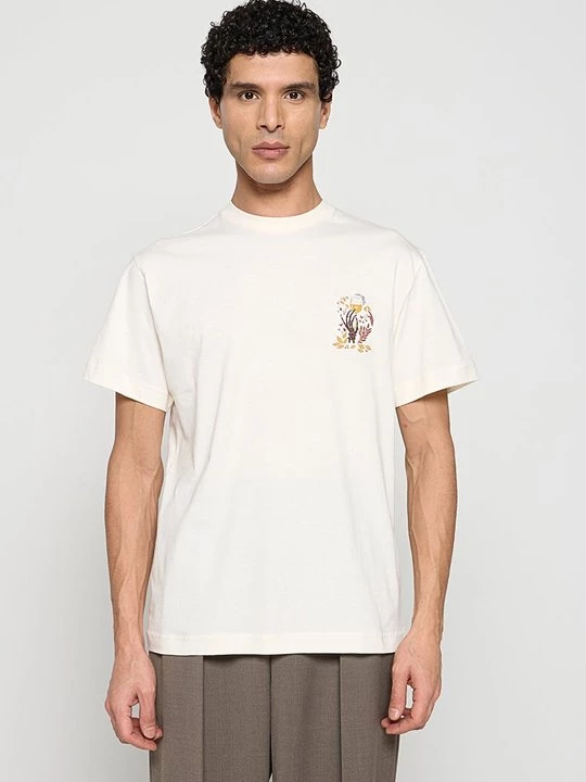 Foto van product T-shirt print Libertine-Libertine wit