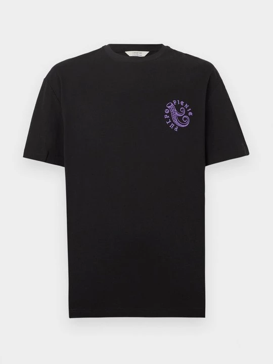 Foto van product T-shirt print Libertine-Libertine zwart