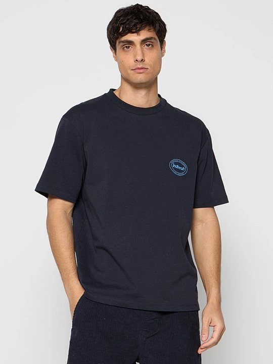 Foto van product T-shirt print lindbergh donkerblauw