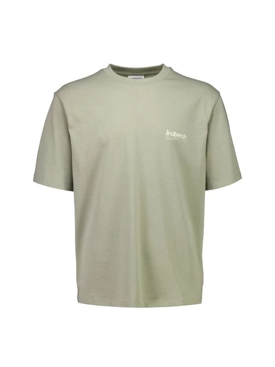 Foto van product T-shirt print lindbergh olijfgroen