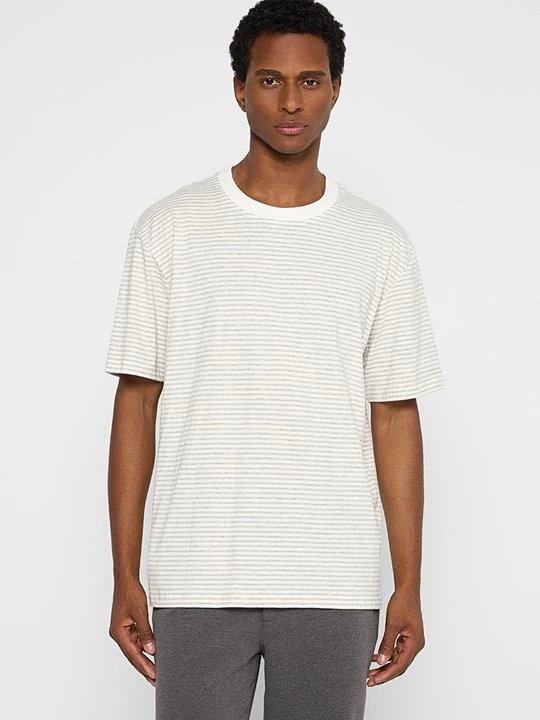 Foto van product T-shirt print lindbergh wit