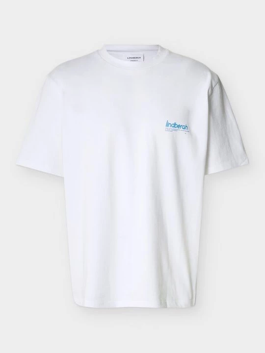 Foto van product T-shirt print lindbergh wit