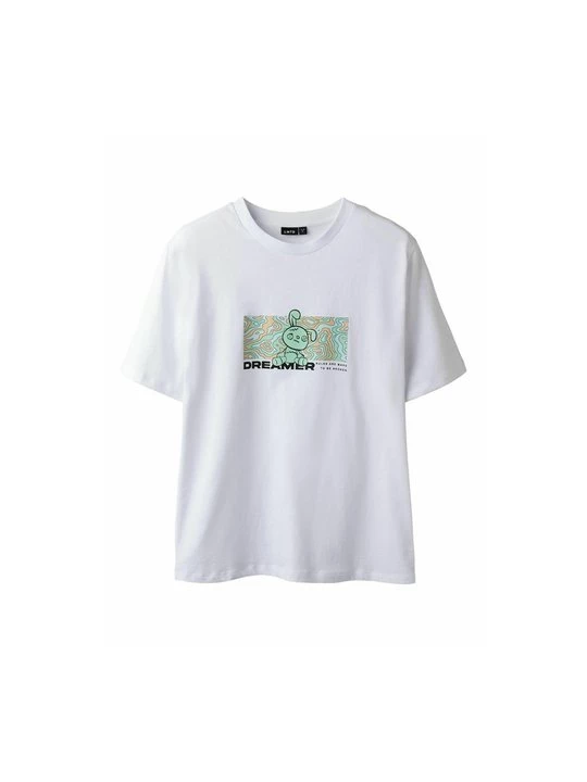 Foto van product T-shirt print LMTD crème