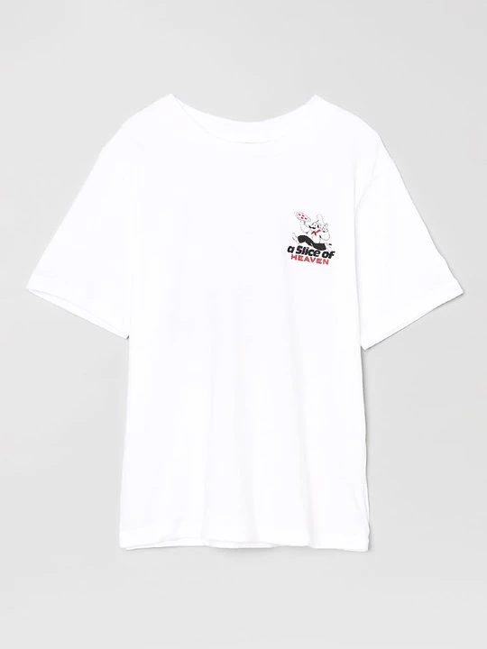 Foto van product T-shirt print LMTD wit