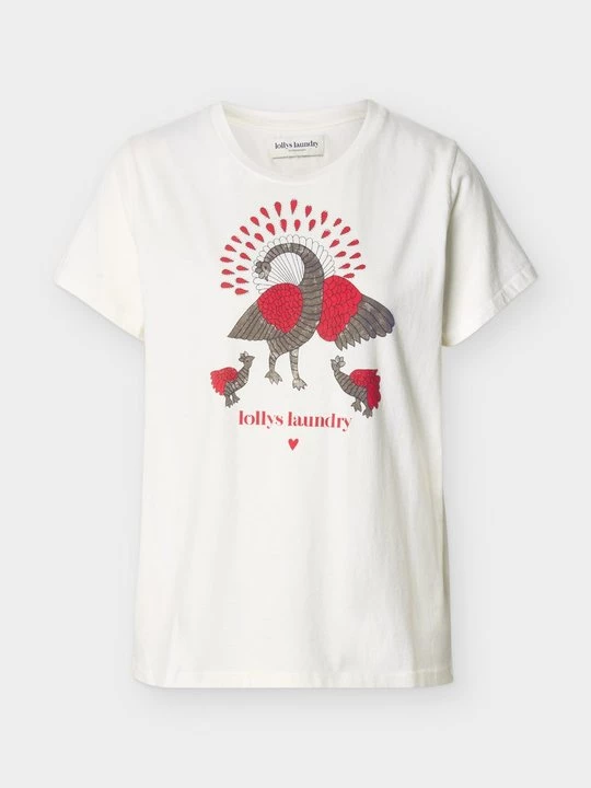 Foto van product T-shirt print Lollys Laundry wit