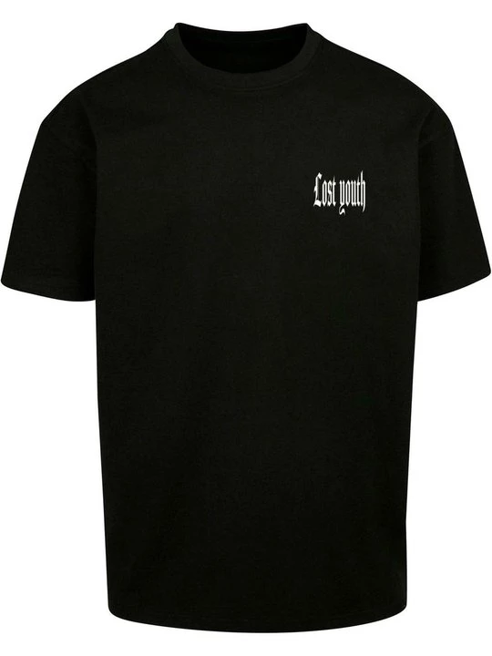Foto van product T-shirt print Lost Youth zwart