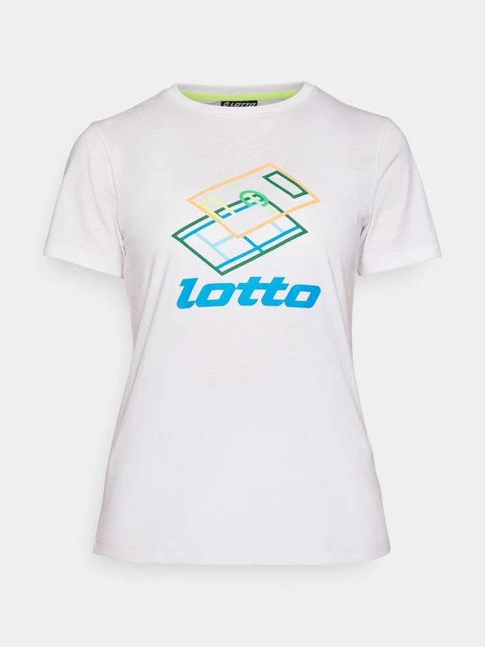 Foto van product T-shirt print Lotto wit
