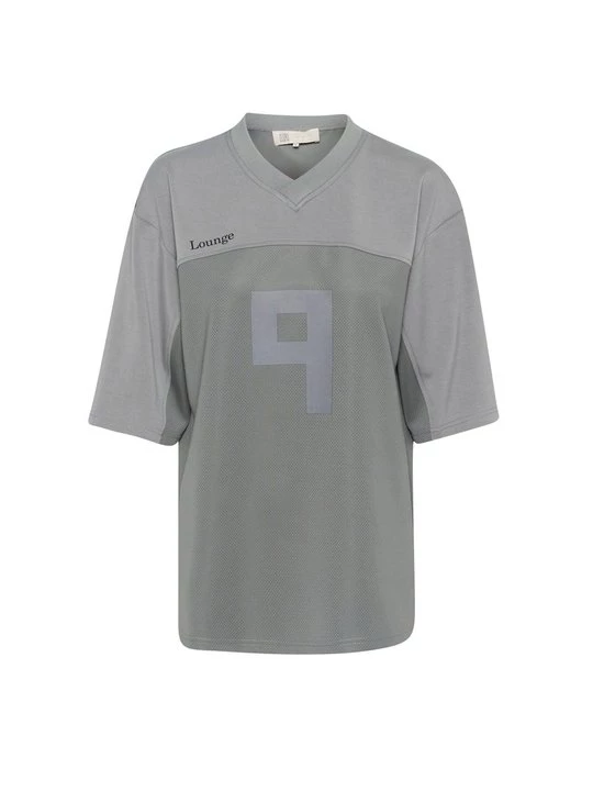 Foto van product T-shirt print Lounge Nine donkergrijs