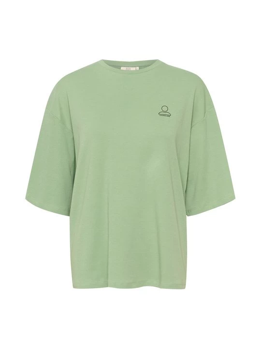 Foto van product T-shirt print Lounge Nine groen