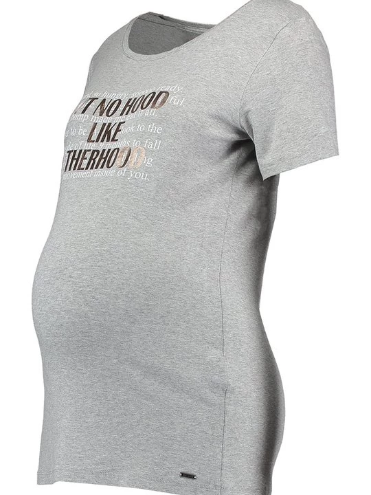 Foto van product T-shirt print Love2wait grijs