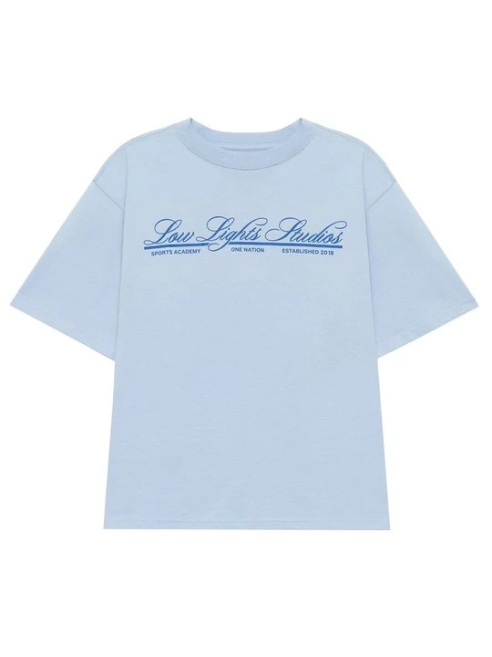 Foto van product T-shirt print Low Lights Studios blauw