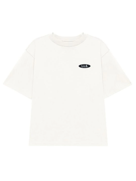 Foto van product T-shirt print Low Lights Studios crème