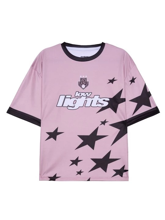 Foto van product T-shirt print Low Lights Studios donkerroze