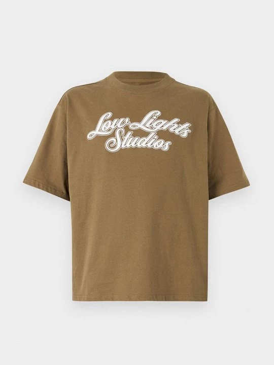 Foto van product T-shirt print Low Lights Studios kaki