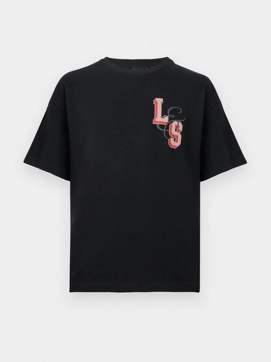Foto van product T-shirt print Lyle & Scott zwart