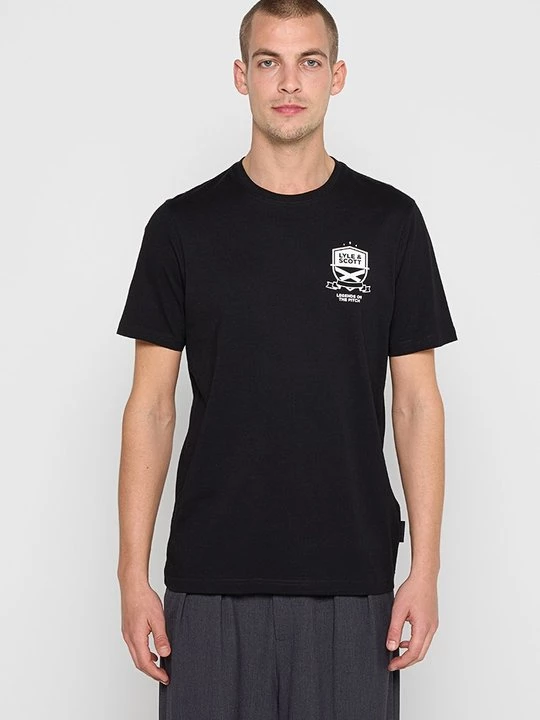 Foto van product T-shirt print Lyle & Scott zwart