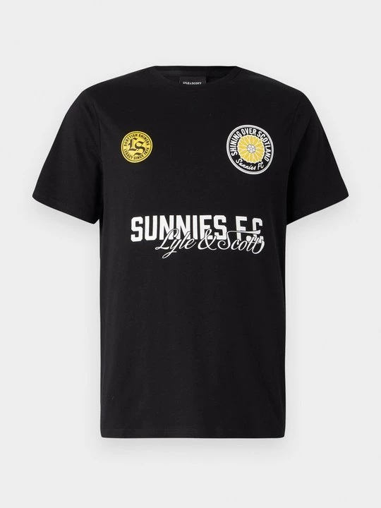 Foto van product T-shirt print Lyle & Scott zwart