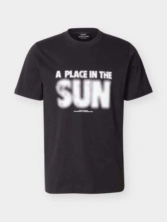 Foto van product T-shirt print Mads Nørgaard zwart