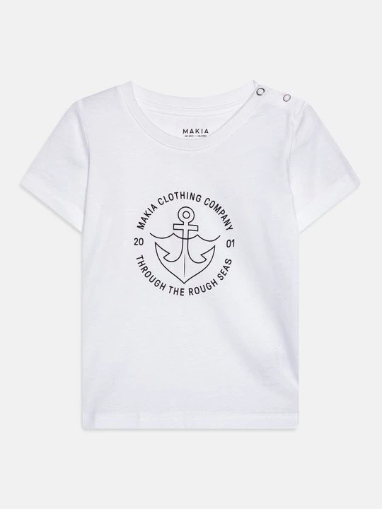Foto van product T-shirt print Makia wit