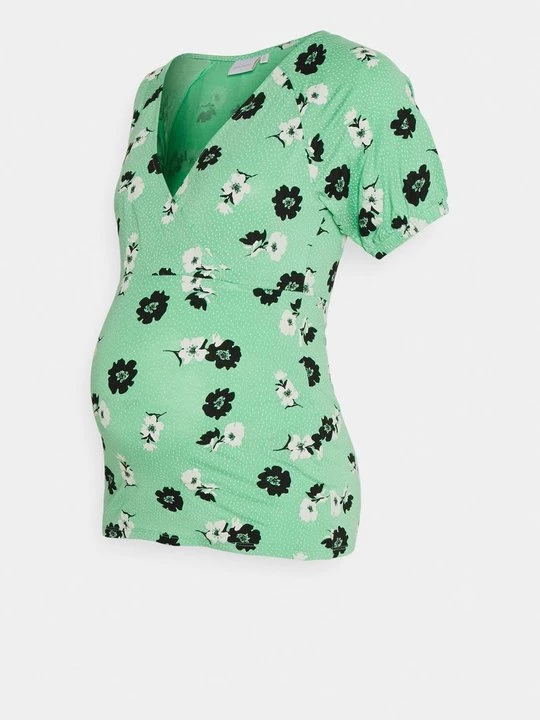 Foto van product T-shirt print Mamalicious groen