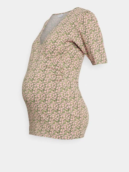 Foto van product T-shirt print Mamalicious groen