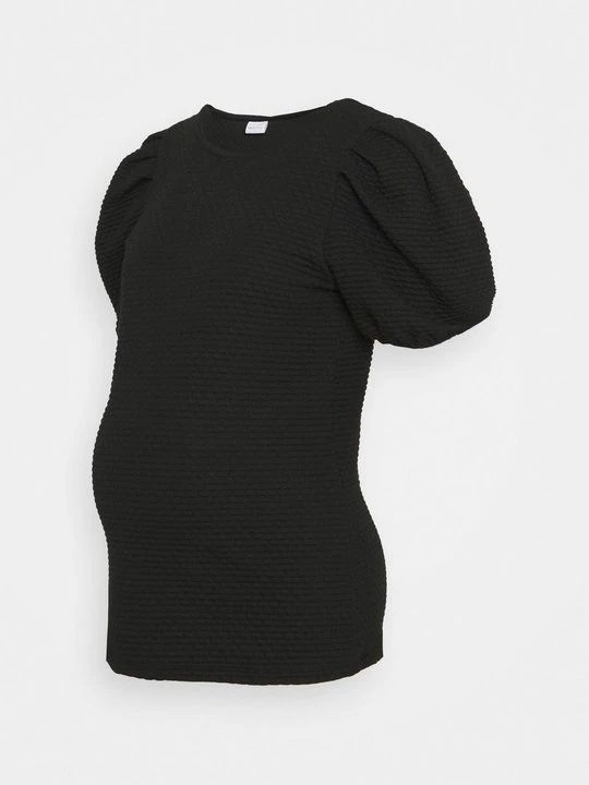 Foto van product T-shirt print Mamalicious zwart