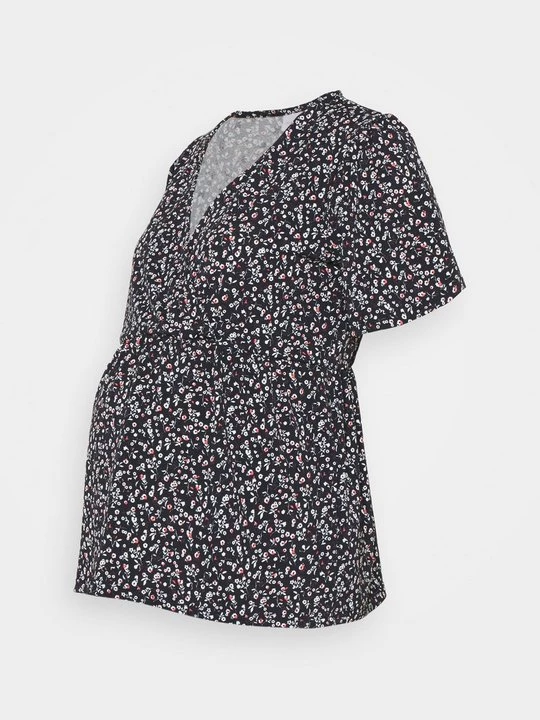 Foto van product T-shirt print Mamalicious zwart
