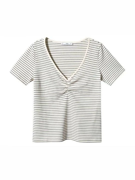 Foto van product T-shirt print Mango beżowy