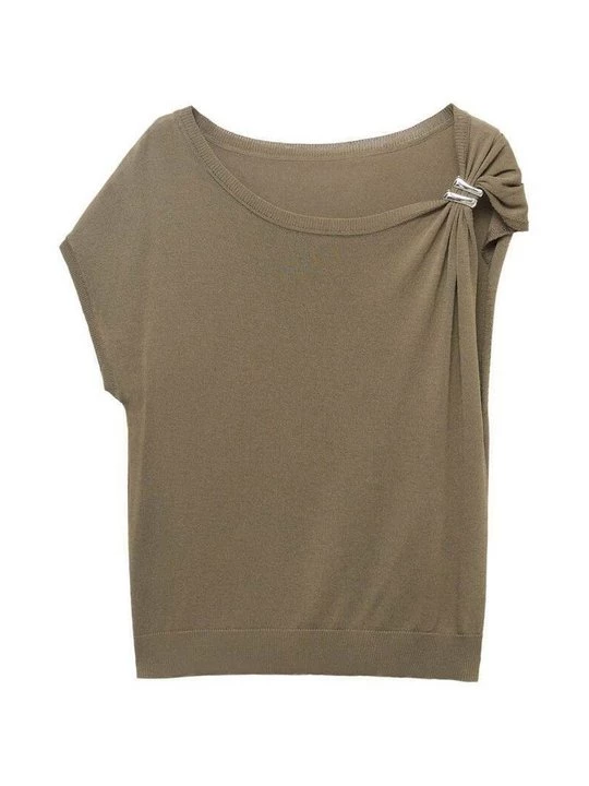 Foto van product T-shirt print Mango bruin