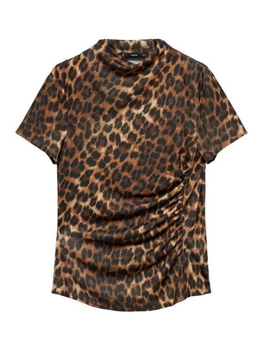 Foto van product T-shirt print Mango bruin