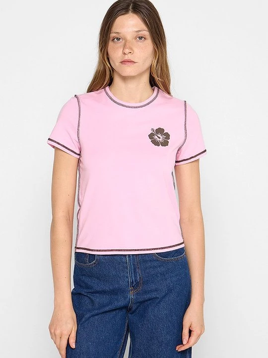 Foto van product T-shirt print Mango roze