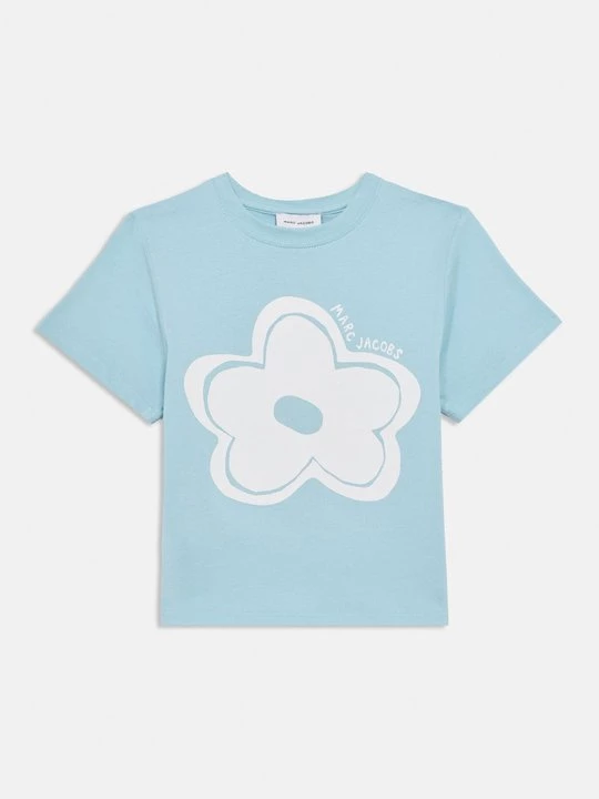 Foto van product T-shirt print MARC JACOBS KIDS lichtblauw