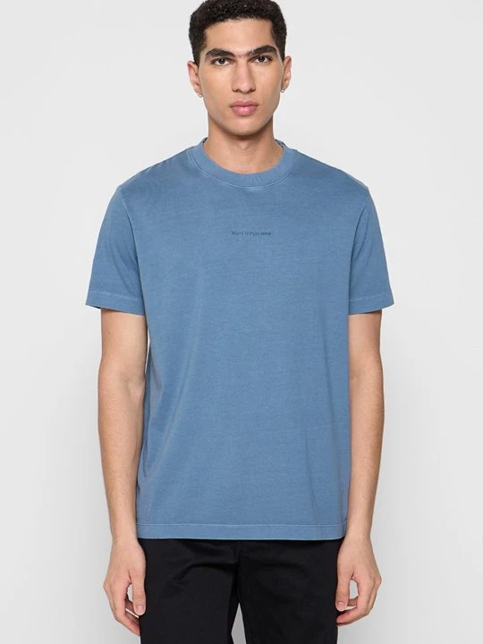 Foto van product T-shirt print Marc O'Polo blauw