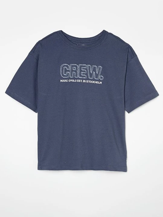 Foto van product T-shirt print Marc O'Polo blauw