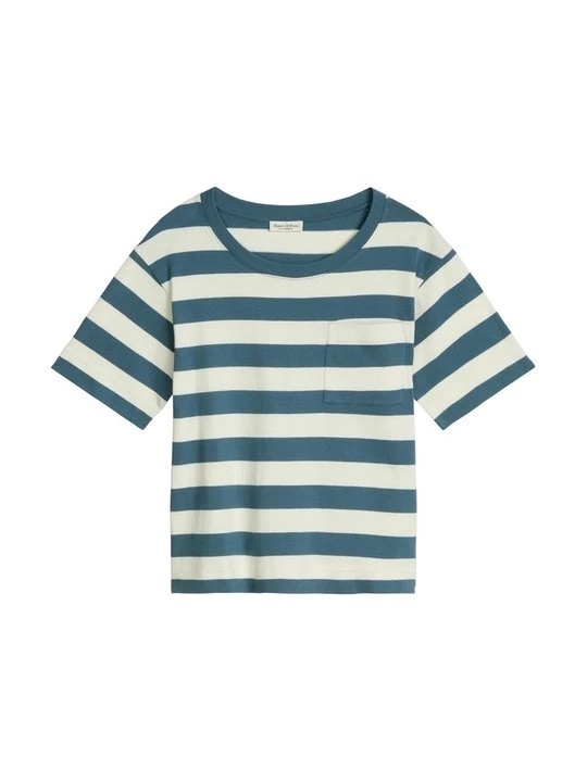 Foto van product T-shirt print Marc O'Polo blauw