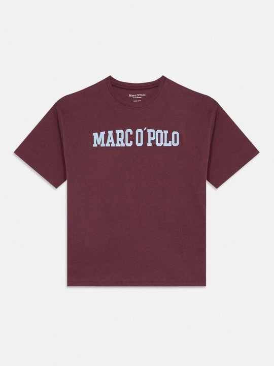 Foto van product T-shirt print Marc O'Polo bordeauxrood